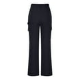 thumbnail image 6 of CALAFEBILA Women Cargo Pants High Waist Streetwear Straight Leg Jogger Pants for Women Workout Stretchy Waist Loose Fit Trousers 4 Pockets, 6 of 7