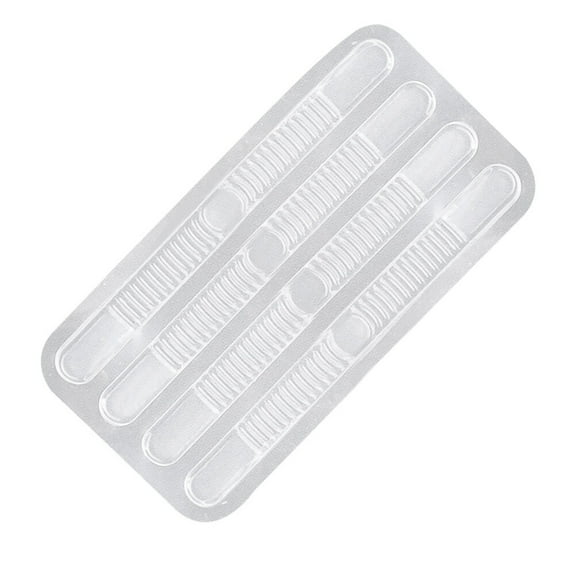 WRITWAA 2-Pack Transparent Silicone Heel Stickers with Soft Adhesive Tape for Shoe Cushioning and Enhanced Comfort