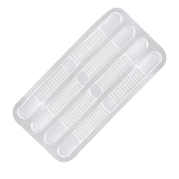 Paquete de 2 cintas adhesivas finas de silicona onduladas, antidesgaste, para pies, para zapatos de tacón alto, con almohadillas adhesivas.