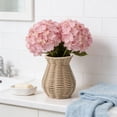 thumbnail image 4 of Woven Flower Vase Rustic Handcrafted Plastic Rattan Decorative Vase for Home Office Desktop Adornment with Dried Flowers Holder, 4 of 5