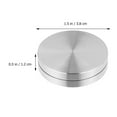 thumbnail image 4 of 2 piezas de eje giratorio para bandeja de hornear pasteles, base de soporte de bandeja giratoria de aleación de aluminio, 4 of 7
