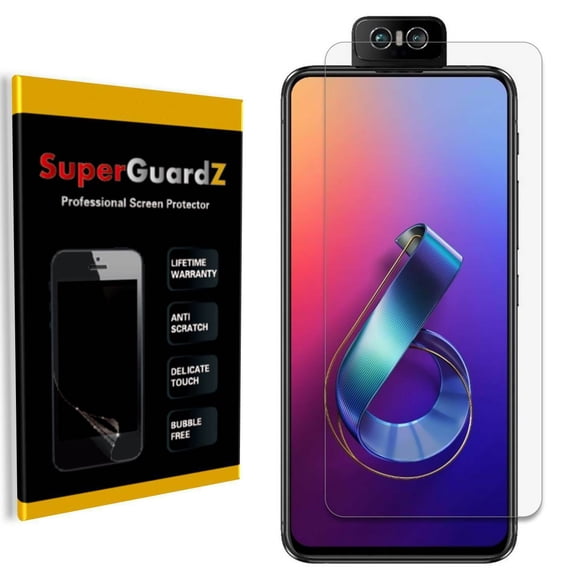 [8-Pack] For ASUS ZenFone 6 (2019) SuperGuardZ Screen Protector, Ultra Clear, Anti-Scratch, Anti-Bubble