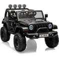 thumbnail image 2 of Royalbelle Black 24v Ride on Car for Ages 3-8, 2-Seater UTV Truck with Remote, 2 of 7