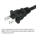 thumbnail image 5 of 2Prong AC Power Cord 3ft 18 AWG  2Slot to C8 Female Cable Replacement 3Pack, 5 of 5