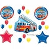 FIRETRUCK Engine Happy Birthday PARTY Balloons Decorations Supplies Fire fighter by Anagram