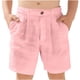 thumbnail image 2 of Pantalones largos para niños, de color liso, con cintura elástica, de talla media, rectos, informales y cómodos, de poliéster., 2 of 7