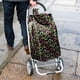 thumbnail image 2 of Bolsa de compras plegable, bolsa de comestibles, reutilizable, bolsas de comestibles, bolsa plegable con carrito para comestibles, carrito de utilidad Estilo B SM SunniMix Bolsas de compras reutilizables, 2 of 7