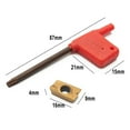 thumbnail image 3 of 10pcs Insert Indexable APMT1604 DP5320 25R0.8 Carbure Inserts CNC Or Trousse à Outils, 3 of 12
