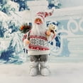 thumbnail image 5 of SSBSM Christmas Santa Ornament Realistic Shape Lovely Scene Layout Festive New Year Decorate Standing Clear Texture Christmas Decorations Gift, 5 of 8