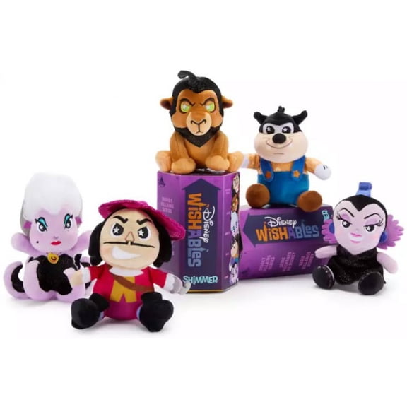Shimmer Series Disney Villains Micro Plush Mystery Pack