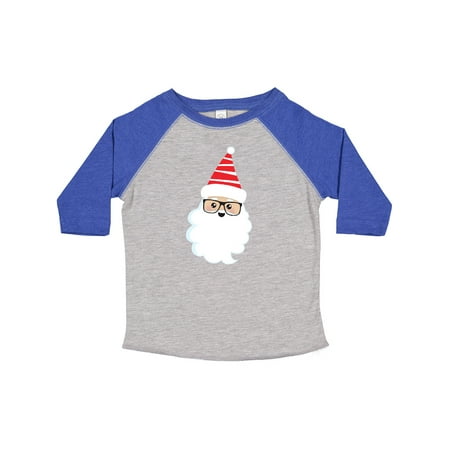 

Inktastic Santa Claus Glasses Hipster Santa Christmas Gift Toddler Boy or Toddler Girl T-Shirt