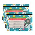 thumbnail image 5 of FORMRS 2 Pack Pencil Pouch for 3 Ring Binder with Clear Window Zipper Case, Small Daisy, 5 of 6