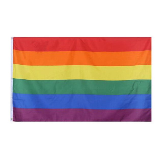 90X150cm Del Orgullo Gay Del Orgullo Del Iris para La Del / Al Aire Libre (90X150cm)