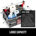 thumbnail image 4 of GORILLA GRIP Trunk Storage Organizer, Collapsible Container for Car Sedan or SUV, Gray, 4 of 10