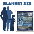 thumbnail image 5 of 13 Year Old Boy Birthday Gifts, Gifts for 13 Year Old Boys, 13th Birthday Gifts for Boys, Birthday Gifts for 13 Year Old Boy, 13th Birthday Decorations for Boys Throw Blanket, 5 of 6