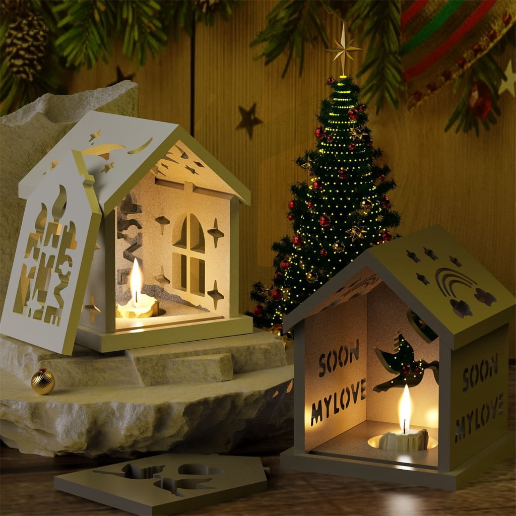 Silicone Mold House Candle Holder Moulds Handmade Crafting Moulds for Crafts