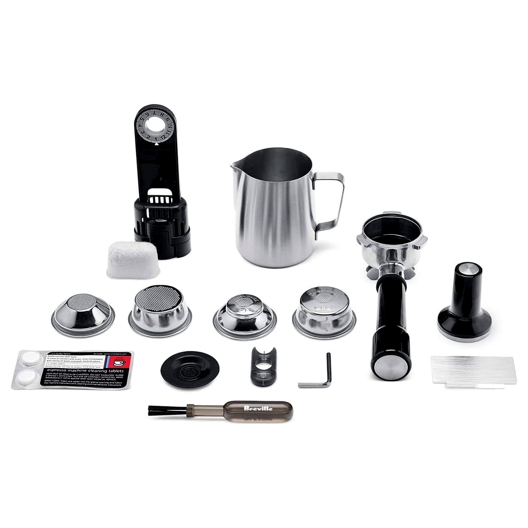 Breville BES840BSXL Infuser Espresso Machine, Black Sesame