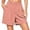 Pink, variant on Aihuaihua Womens Shorts Dressy High Waisted Wide Leg Tailored Shorts Pleated Business Casual Work Trouser Shorts XL