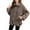 Khaki, variant on Lovskoo Women Teddy Bear Jacket Fleece Jacket Lapel Button Down Sherpa Jacket Fuzzy Winter Coats for Women Red