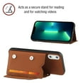 thumbnail image 2 of Mantto for iPhone 8 Plus/7 Plus Wallet Case, Double Magnetic Clasp Back Flip Kickstand with RFID Blocking Credit Card Holder Folio Durable Leather Phone Cases for Women Men Girls,Brown, 2 of 8