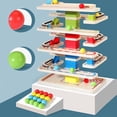 thumbnail image 2 of Kids Race Ball Ramp Track Toys Rolling Tower Juego Para Padres E Hijos Para Preescolar Para Bebés Regalos Para Niños Eigraketly FN005867-00, 2 of 6