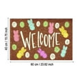 thumbnail image 4 of Easter Welcome Doormat for Outdoor Entrance Mats Holiday Mats Welcome Door Mats Polyester Door Mats Doormat Home Decoration, 4 of 4