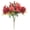 C, variant on 7-Forked Fillet Rose Dried Flower Silk Flower Bundle, Dienrx Realistic Fake Flowers, Fake Embroidered Ball with Stem Bouquet Table Centerpiece Home Decoration