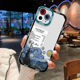 thumbnail image 1 of Love Heart Phone Case For iPhone 11 Case iPhone 15 Pro 13 12 14 Pro Max 12 Mini XR XS X 7 8 Plus SE Soft Silicone Flower Cover   RJ, 1 of 7