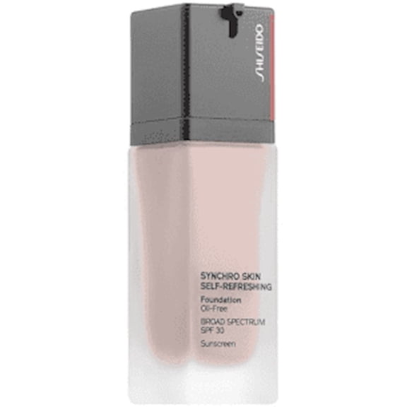 SHISEIDO SYNCHRO SKIN FOUNDATION 1.0 OZ SHELL SHISEIDO/SYNCHRO SKIN SELF -REFRESHING FOUNDATION (160) SHELL 1.0 OZ (30 ML) OIL-FREE SPF 30