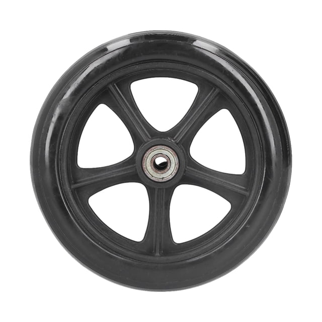 Roue de Fauteuil Roulant, Remplacement de Roue de Fauteuil Roulant 16cm Déambulateur Pneu Rollator Roue Très Polyvalente