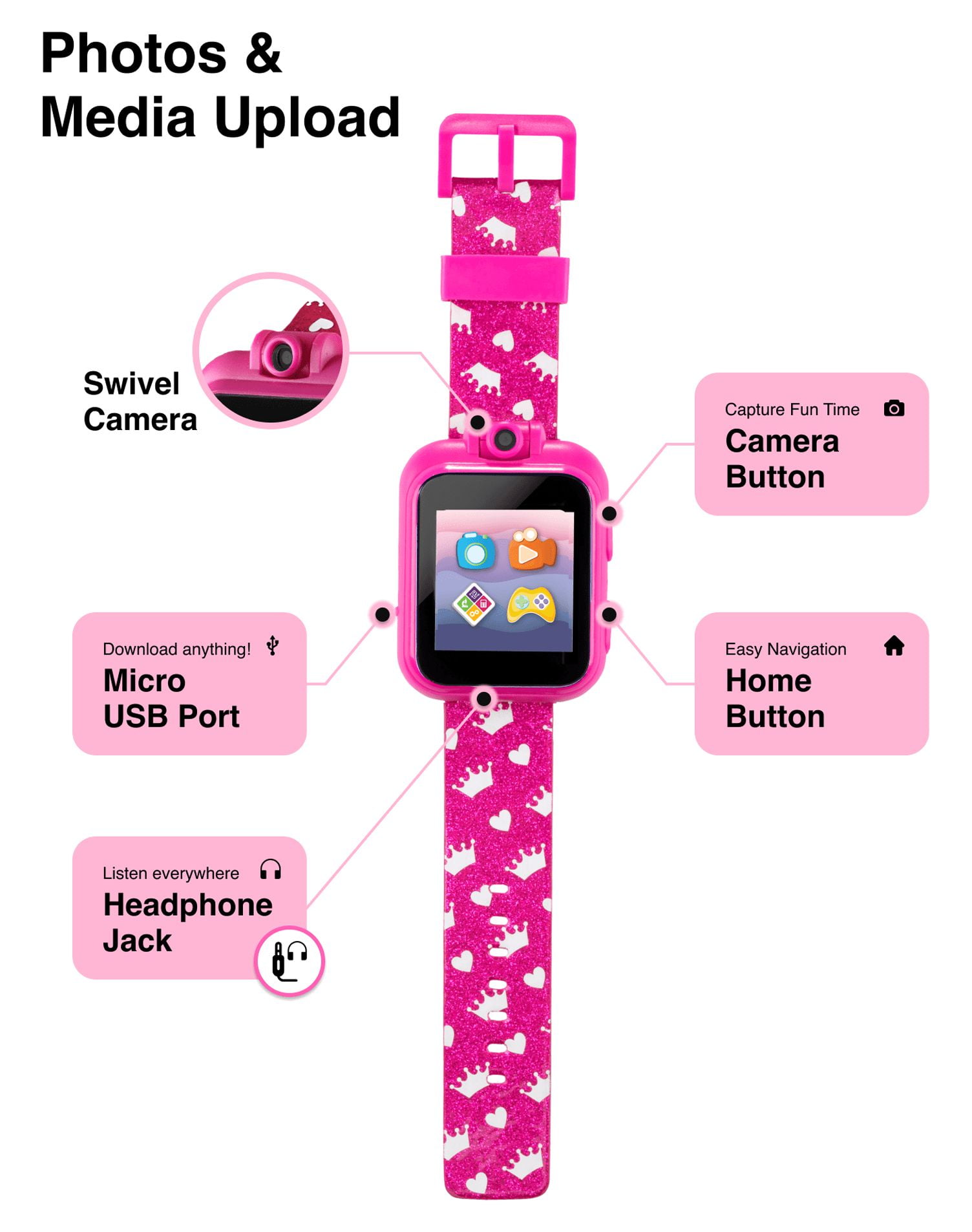 iTech Junior Girls Headphones Smartwatch Set Bangladesh Ubuy