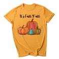 thumbnail image 4 of Tops Para Mujer Blusa Casual Elegante Camisas Cuello Redondo Estampado de Otoño Camiseta de Manga Corta Odeerbi  ODB170419, 4 of 4