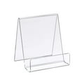 thumbnail image 1 of Clear Acrylic Countertop Easel: Display Stand for 1 Books, DVD & Video Game Case, 5 Pack, 1 of 2