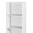 thumbnail image 2 of Hodedah 4-Shelf Bookcase, White, 2 of 5