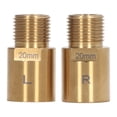 thumbnail image 2 of 1 par de extensores de pedales de bicicleta de acero de 20 mm, espaciador de pedal extendido dorado para pedales roscados de 9/16 pulgadas, 2 of 8