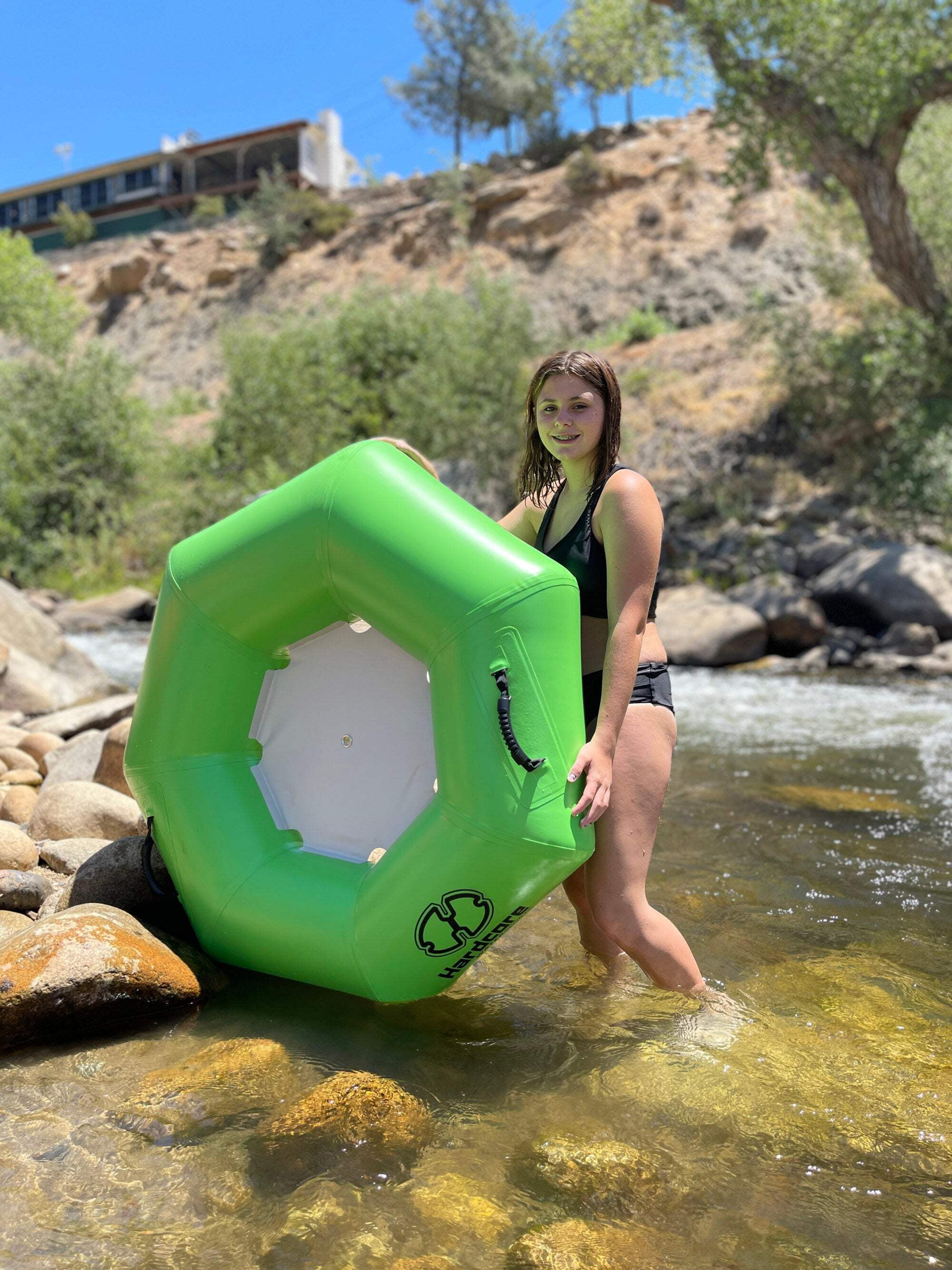 Hardcore Ultimate Rafting Tube | Whitewater River Tube | 44" Green River Tubes