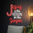 thumbnail image 3 of Handmadetneonsign Jesus Is The Reason For The Season Cross Neon Sign, Christmas Led Sign, Christmas, 3 of 5