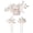 Style 1-Rose Gold Pearl Floral Hair Comb & Pins Set, variant on MIALLO 3Pcs Rose Gold Floral Hair Side Comb & Hairpins Set - Rhinestone Pearl Headpiece for Wedding Prom Party Decoration