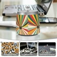 thumbnail image 6 of Yayeee Ashtray with Lid for Cigarette Smokeless Stainless Steel Home Ash Holder, Colorful Cat, 6 of 7