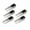 Black, variant on Quiet Rubber Casters Drawer Wheel for Furniture Kitchen Cabinet Table Side Installation Replace Wheel