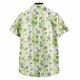 thumbnail image 4 of Blusa informal de manga corta con botones y estampado de playa para hombre Pompotops  oipoqjl48591, 4 of 4