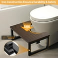 thumbnail image 2 of Bamboo Toilet Stool Poop Stool Foldable es Adjustable Heights Potty Stool for Adults Kids Portable Pooping Foot Stool for Bathroom RV Sturdy Squat Stools Potty lbs Capabi, 2 of 7