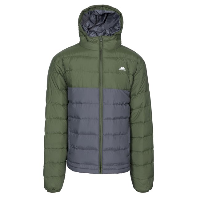 Trespass - Chaqueta acolchada modelo Oskar infantil (Musgo)