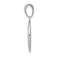 thumbnail image 2 of Pendentif Médaille Miraculeuse en Or Blanc 14K Poli et Texturé, 2 of 3