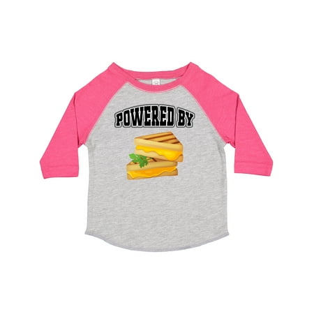 

Inktastic Powered by Grilled Cheese Sandwich Boys or Girls Toddler T-Shirt