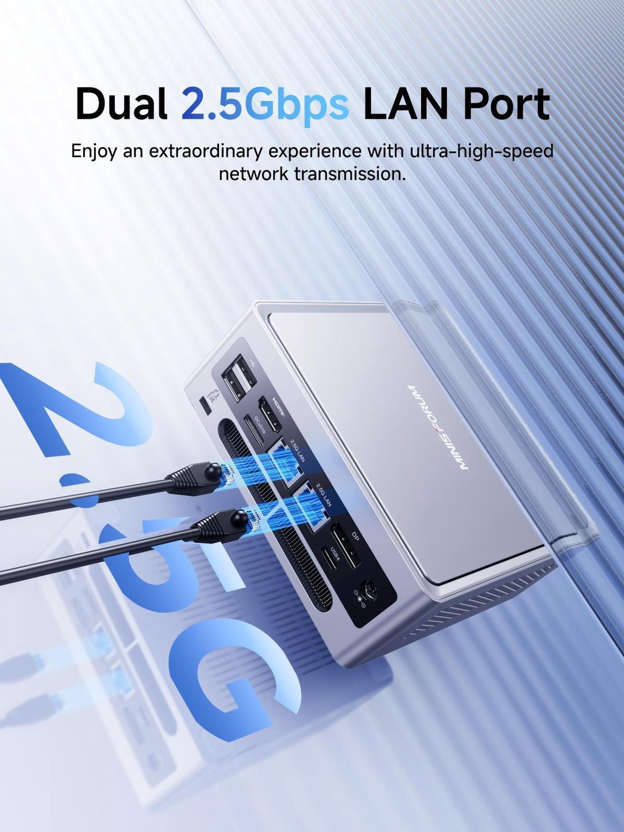 MINISFORUM NAB8 Plus Mini PC Core i7-12800H 32GB RAM 1TB SSD