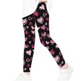 thumbnail image 2 of Odeerbi 3-8 Years Toddler Girls Leggings Valentine's Day Stretchy Tights Compression Pants Summer High Waist Soft Pantyhose, 2 of 6