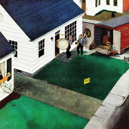 Marmont Hill The Tuba Next Door by George Hughes Painting Print on Wrapped Canvas