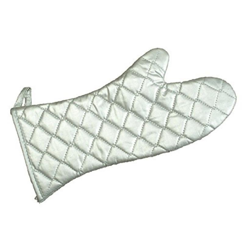 Ritz OMS26SL Silver NonStick 16" ElbowLength Oven Mitt Pair