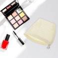 thumbnail image 4 of Unique Bargains 1 Pc Mesh Lipstick Makeup Bag White Polyester, 4 of 6
